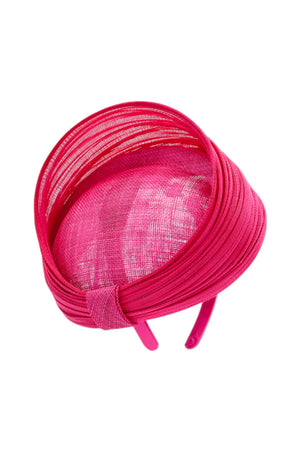 Morgan & Taylor Blaze Beret Fascinator | Hot Pink