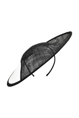 Morgan & Taylor Niah Plate Fascinator | Black