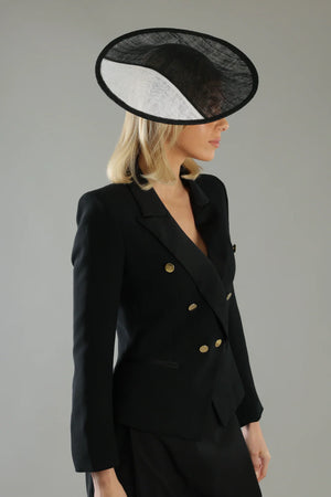 Morgan & Taylor Niah Plate Fascinator | Black