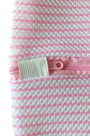 Secret Weapons Lingerie Wash Bag | White/Pink