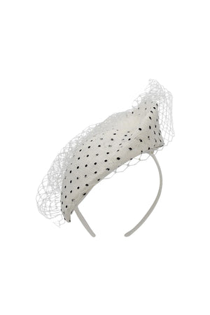 Morgan & Taylor Willow Fascinator | Ivory White || PRE-ORDER ETA 27/10/2024