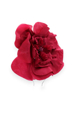 Morgan & Taylor Cindy Fascinator | Burgundy Red