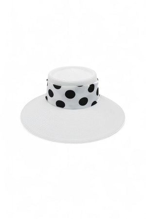 Morgan & Taylor Francesca Racewear Droop Hat | White
