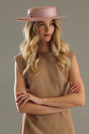 Morgan & Taylor Clarke Racewear Boater | Blush Pink