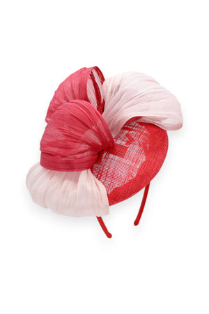 Morgan & Taylor Heather Fascinator | Red