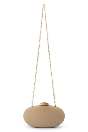 Olga Berg The Yuzu Oval Clutch | Natural || Pre_ Order ETA 4/10/2026