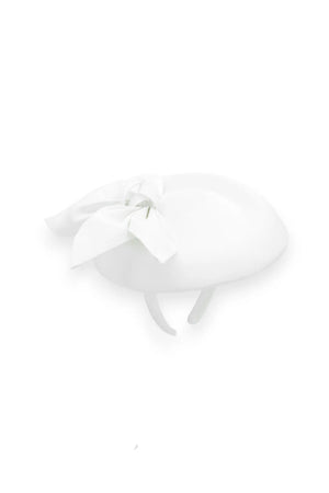 Morgan & Taylor Florence Fascinator | White || PRE-ORDER ETA 27/10/2024
