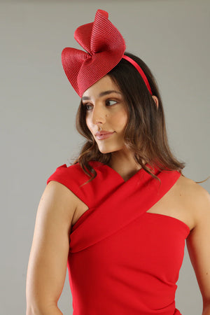 Morgan & Taylor Zaria Fascinator | Red