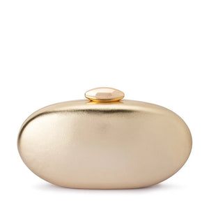 Olga Berg The Yuzu Oval Clutch | Gold || Pre_ Order ETA 4/10/2026