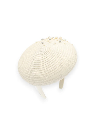 Morgan & Taylor Zora Beret Fascinator | Beige || PRE-ORDER ETA 27/10/2024