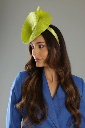 Morgan & Taylor Alexia Fascinator | Lime Green || PRE-ORDER ETA 27/10/2024