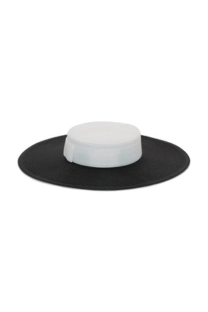 Morgan & Taylor Domino Boater | Black / White || PRE-ORDER ETA 27/10/2024
