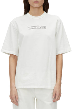 C&M Camilla & Marc Rigel Logo Tee | White