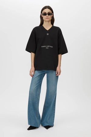 C&M Camilla & Marc Larissa Logo Tee | Black