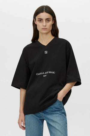 C&M Camilla & Marc Larissa Logo Tee | Black