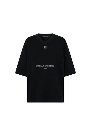 C&M Camilla & Marc Larissa Logo Tee | Black