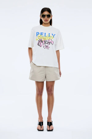 Ena Pelly Floral Tee | Vintage White || USE CODE: SAVE50 ( FINAL SALE _ NO RETURNS)