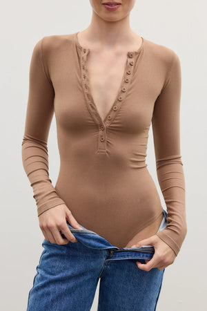 Bayse Brand Lara Bodysuit | Macchiato