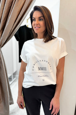 C&M Camilla & Marc Arcturus Graphic Tee | White