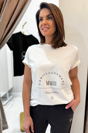 C&M Camilla & Marc Arcturus Graphic Tee | White