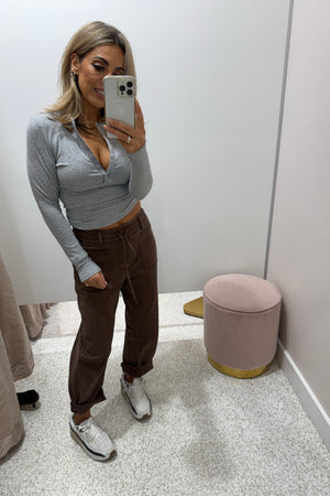 Chosen By Fifi & Annie Cleo Weekender Jean | Chocolate