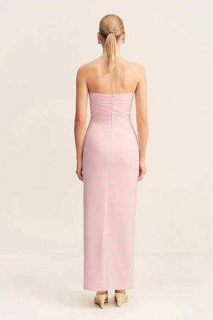 Shona Joy Strapless Draped Maxi Dress | Fairyfloss
