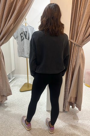 Ena Pelly Botanic Sweatshirt | Vintage Black