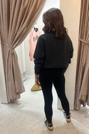 Ena Pelly Lilly Oversized Sweater Collegiate | Vintage Black