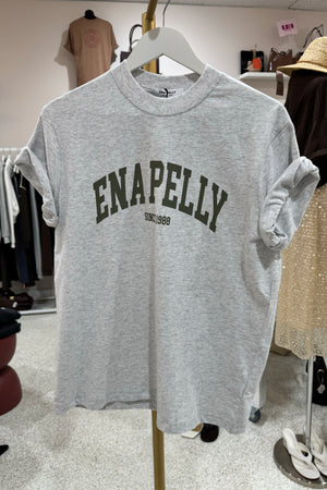 Ena Pelly Sophia Relaxed Tee | White Marle