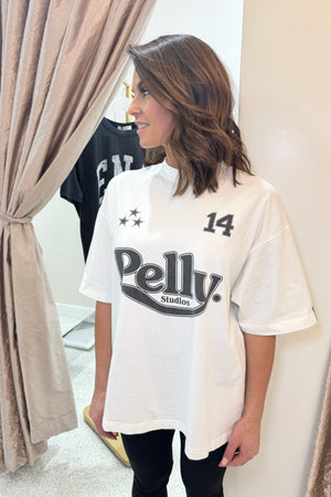 Ena Pelly Racing Pelly Swoop | Vintage White