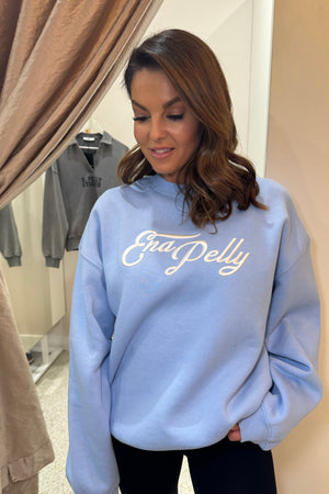 Ena Pelly Mila Oversized Sweater | Soft Blue