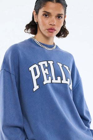 Ena Pelly EP Varsity Sweatshirt | Indigo Wash