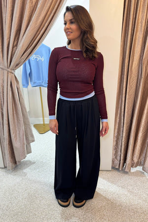 Ena Pelly Jenna Relaxed Pant | Midnight