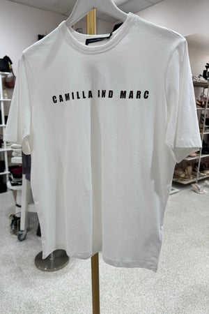 C&M Camilla & Marc Anca Graphic Tee | Soft White