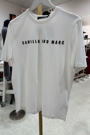 C&M Camilla & Marc Anca Graphic Tee | Soft White