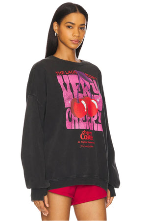 The Laundry Room Very Cherry Coke Sweater | Black Snow