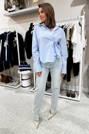 Bayse Brand Tilda Shirt | Blue Stripe