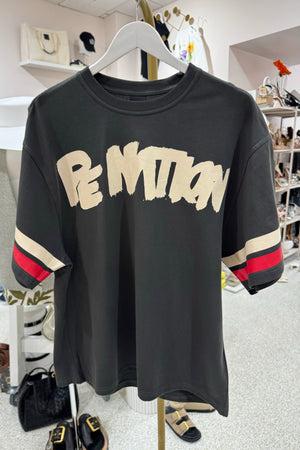P.E Nation Frontline Oversized Tee | Asphalt
