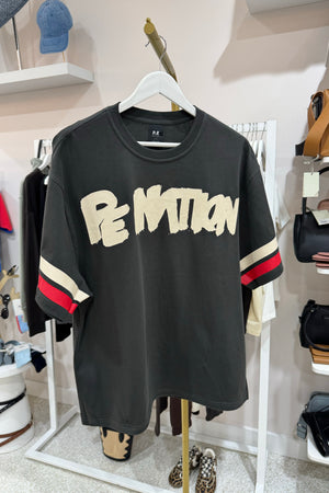 P.E Nation Frontline Oversized Tee | Asphalt