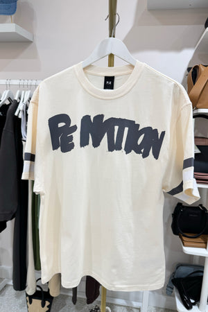 P.E Nation Frontline Oversized Tee | Whisper White