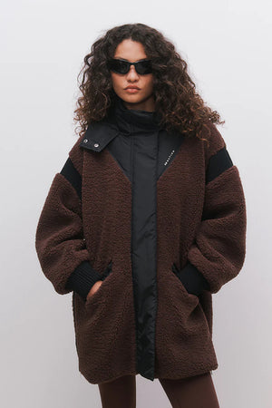 P.E Nation District Jacket | Mahogany