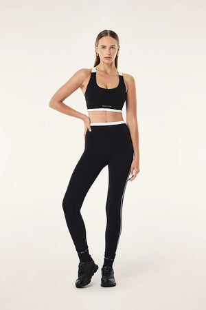 P.E Nation Rapid Full Length Legging | Black / White