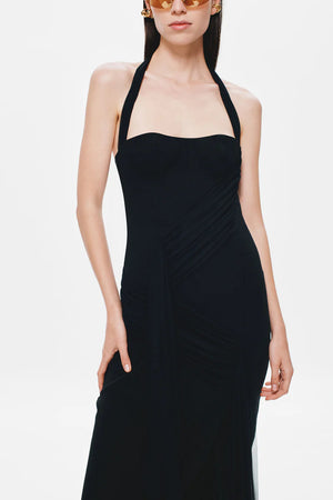 Misha The Torrent Suiting Dress | Black