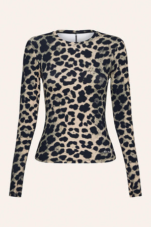 P.E Nation Foundation Long Sleeve Top | Leopard