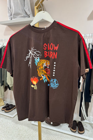 Chosen By Fifi & Annie The Slow Burn Tiger Tee | Chocolate