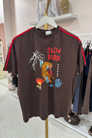 Chosen By Fifi & Annie The Slow Burn Tiger Tee | Chocolate