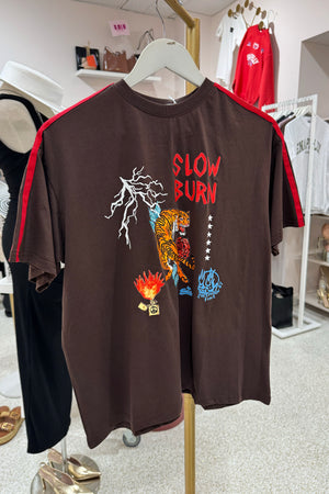 Chosen By Fifi & Annie The Slow Burn Tiger Tee | Chocolate