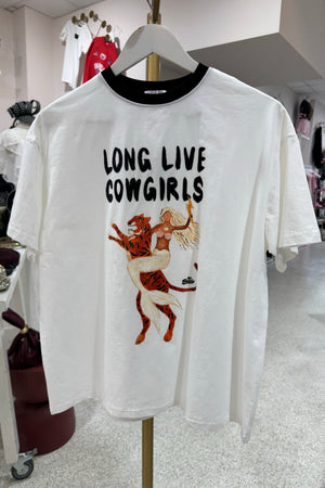 Chosen By Fifi & Annie The Cowgirl Lives Tee | White