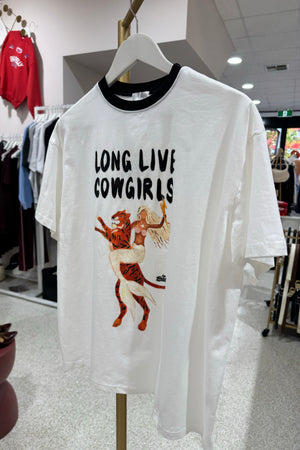 Chosen By Fifi & Annie The Cowgirl Lives Tee | White