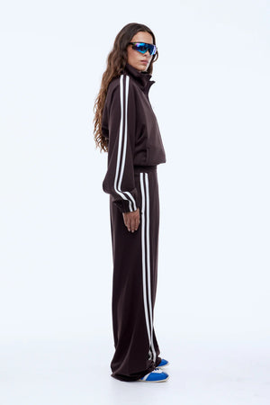 Ena Pelly Valentina Stripe Pant | Cocoa